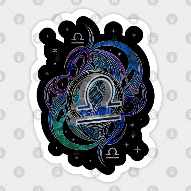 Libra Zodiac Sign Air Element Sticker by Nartissima